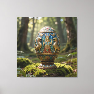 Koninklijk Oud Erfgoed Ei Kunst-EliteCollectie III Canvas Afdruk