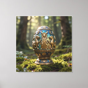 Koninklijk Oud Erfgoed Ei Kunst-EliteCollectie VI Canvas Afdruk