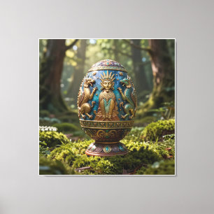 Koninklijk Oud Erfgoed Ei Kunst-EliteCollectieVIII Canvas Afdruk