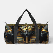 Koninklijk Oud Zwart & Goud | Duffel Tas (Voorkant)