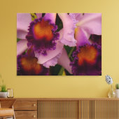 Koninklijk Paars Cattleya Orchid Canvas Afdruk (Insitu (Woonkamer))