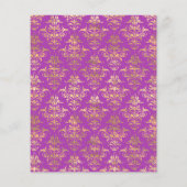  koninklijk Paars en goudbloedig huwelijk Flyer (Achterkant)