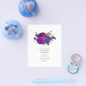  koninklijk Paars en goudbloedig huwelijk Flyer (Enkel)