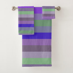 Koninklijk Paars, Grijs, Saliegroen, Lavendel, Mag Bad Handdoek
