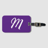 Koninklijk Paars Initiaal Letter Monogram Modern S