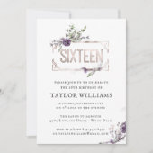 Koninklijk Paars |  Lijst van Florence Kaart (Voorkant)