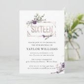 Koninklijk Paars |  Lijst van Florence Kaart (Staand voorkant)