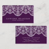 Koninklijk Paars  Marokkaans Visitekaartje (Voorkant / Achterkant)