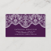 Koninklijk Paars  Marokkaans Visitekaartje (Achterkant)