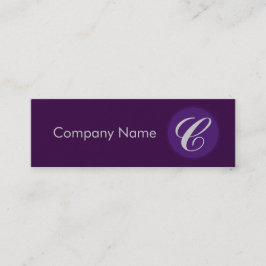 Koninklijk Paars Mini Visitekaartje