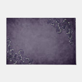 koninklijk paars ontwerp deurmat (Voorkant)