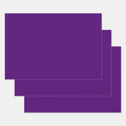 Koninklijk paars (vaste kleur) inpakpapier vel (Set)