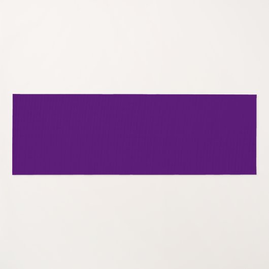 Koninklijk paars (vaste kleur) yogamat (Voorkant (horizontaal))