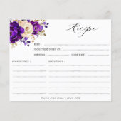 Koninklijk Paars Violet Gold Vrijgezellenfeest rec (Voorkant)