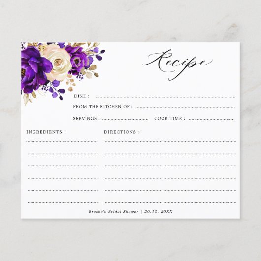 Koninklijk Paars Violet Gold Vrijgezellenfeest rec (Voorkant)