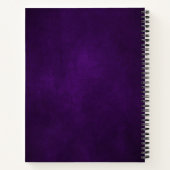 Koninklijk Paars Violet Gold Vrijgezellenfeest Rec Notitieboek (Achterkant)