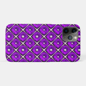Koninklijk Paarse Bloem Luxe ✨ Parel Kraal Luxe Case-Mate iPhone Case (Achterkant (horizontaal))