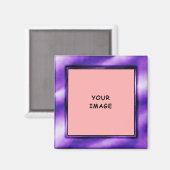 Koninklijk Paarse Fotolijst Magneet (Voorkant / Achterkant)