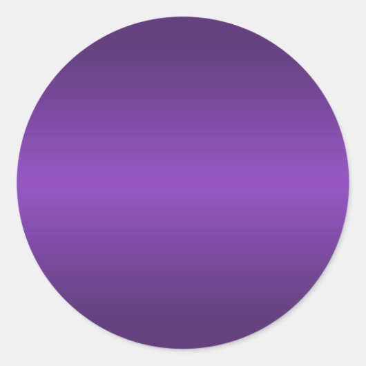 Koninklijk Paarse Licht Gradiënt Achtergrond Ronde Sticker (Voorkant)
