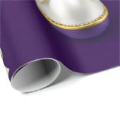 Koninklijk Paarse Parel Luxe Lint Papier (Rol Hoek)