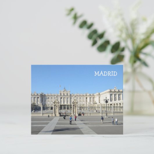 Koninklijk Paleis, Briefkaart Madrid (Staand voorkant)