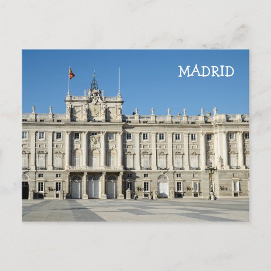 Koninklijk Paleis, Briefkaart Madrid (Voorkant)