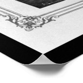 Koninklijk paleis Dolmabahce Istanbul 1885 Poster (Hoek)