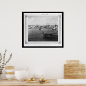 Koninklijk paleis Dolmabahce Istanbul 1885 Poster (Keuken)