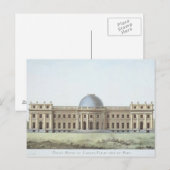 Koninklijk paleis in Laken, Uitzicht uit het park, Briefkaart (Voorkant / Achterkant)