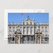Koninklijk Paleis in Madrid Briefkaart (Voorkant / Achterkant)