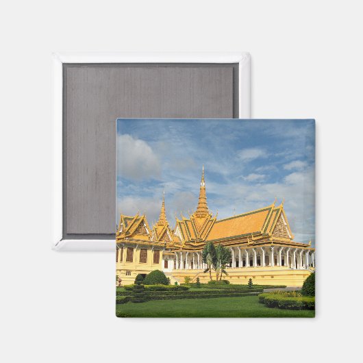 Koninklijk Paleis, Phnom Penh, Cambodja Magneet (Voorkant / Achterkant)