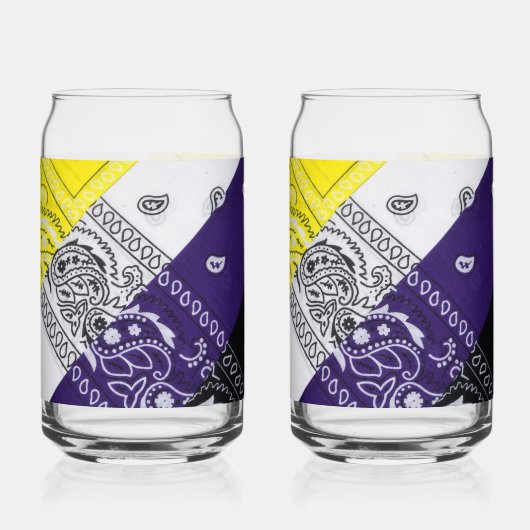 Koninklijk Paleis Print Can Glass Set Blikvorm Glas (Voorkant)