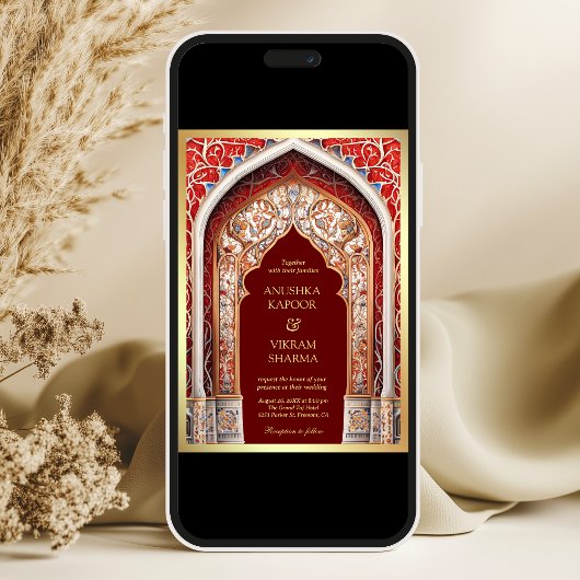 Koninklijk Paleis Rode Boog Foto Maroon Indiase br Kaart