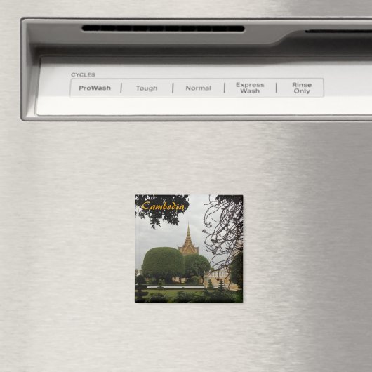 Koninklijk Paleis Tuinen, Phnom Penh, Cambodja Mag Magneet (Insitu (Vaatwasser))