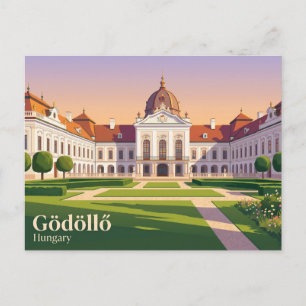 Koninklijk Paleis van Gödöllő Hongarije Briefkaart