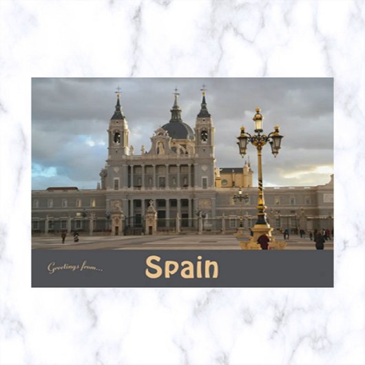 Koninklijk Paleis van Madrid in Madrid Briefkaart