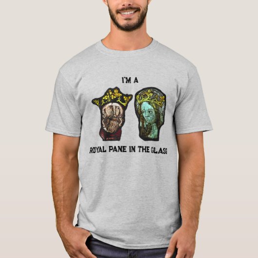 Koninklijk Paneel In Het Glas T-shirt (Voorkant)