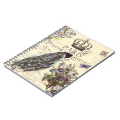 Koninklijk Parijs pauw Notebook Notitieboek (Linkerzijde)