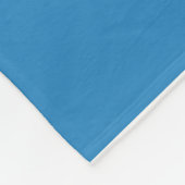 Koninklijk Pastelblauw & Wit Squircle Patroonontwe Fleece Deken (Hoek)