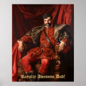 Koninklijk Portret Aangepaste Gepersonaliseerde Fo Poster (Voorkant)