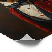 Koninklijk Portret van Boston Terrier Poster (Hoek)