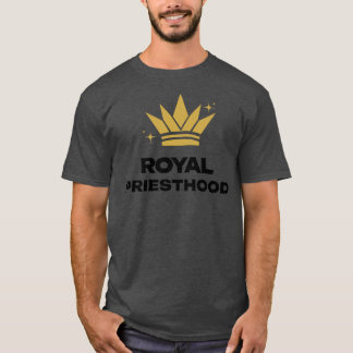Koninklijk priesterschap. Basic donker T-shirt