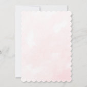 Koninklijk Prinses Crown Dress Baby shower Kaart (Achterkant)