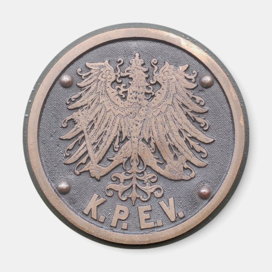 Koninklijk Pruisische Spoorwegbeheer Magneet (Voorkant)