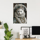 Koninklijk Ragdoll Kat Portret, Renaissance Huisdi Poster (Thuiskantoor)