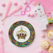 Koninklijk regenboog, gekleurd Bord (Feest)