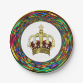 Koninklijk regenboog, gekleurd Bord (Voorkant)