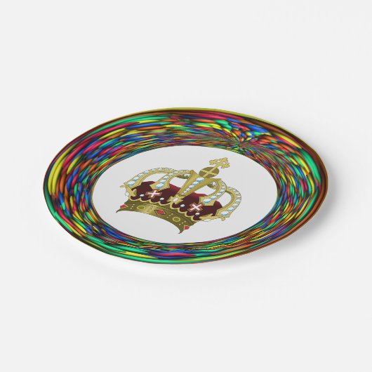 Koninklijk regenboog, gekleurd Bord (Gekanteld)