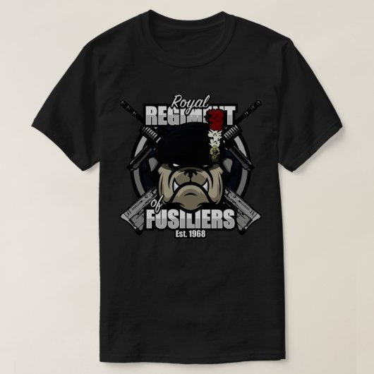 Koninklijk Regiment van Fusiliers 3 T-shirt (Design voorkant)