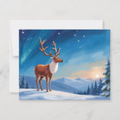 Koninklijk Rendier | Prettige Feestdagen Prettig K Feestdagenkaart (Voorkant)